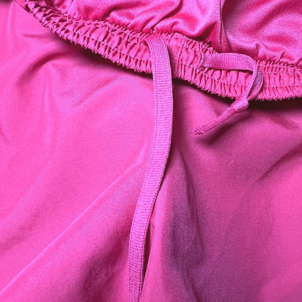 Nike Womens Size Medium Dri-FIT Running Shorts Pink White Purple Athletic Gym - Picture 7 of 14